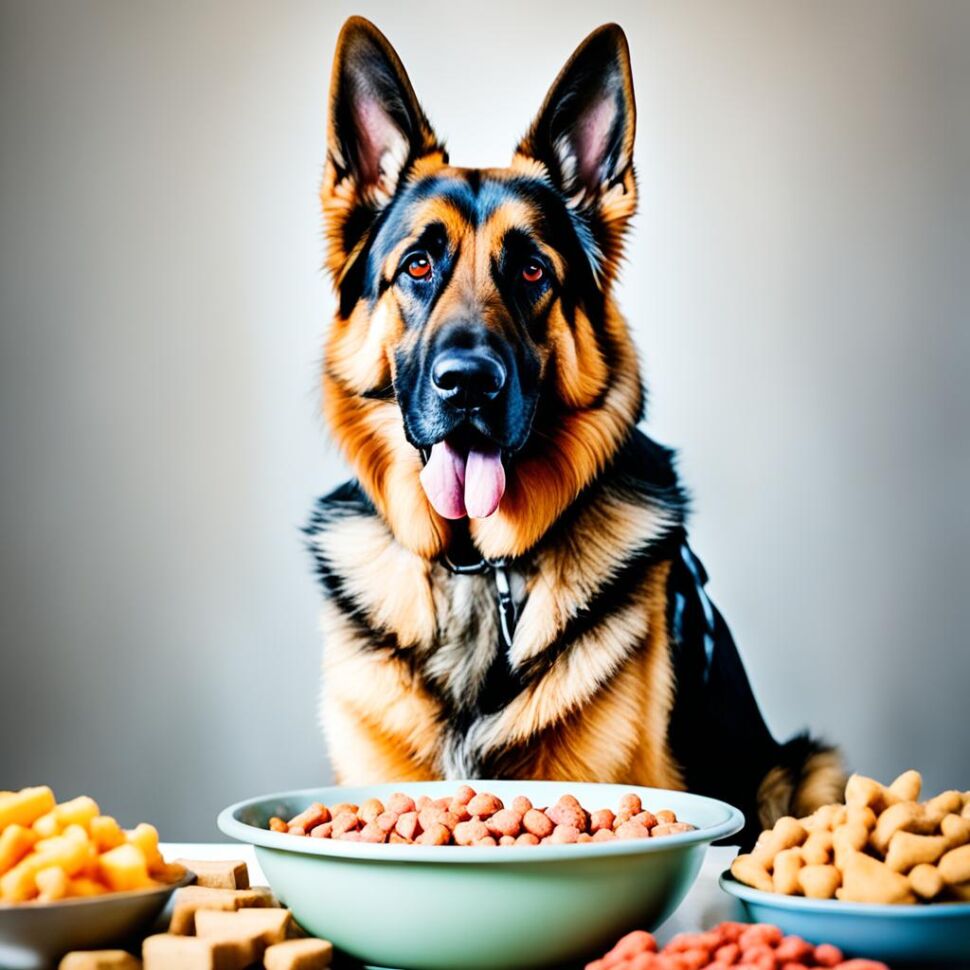 German Shepherd food allergies