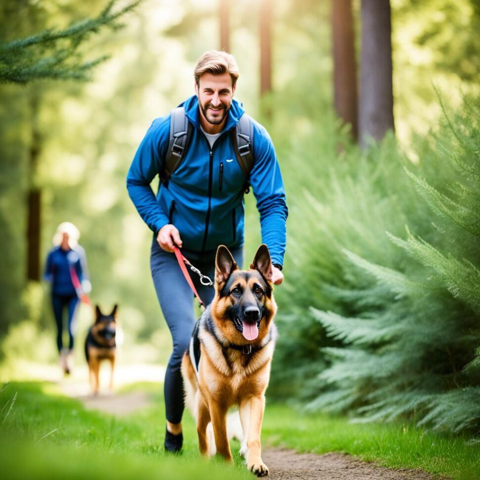 German Shepherd leash training methods