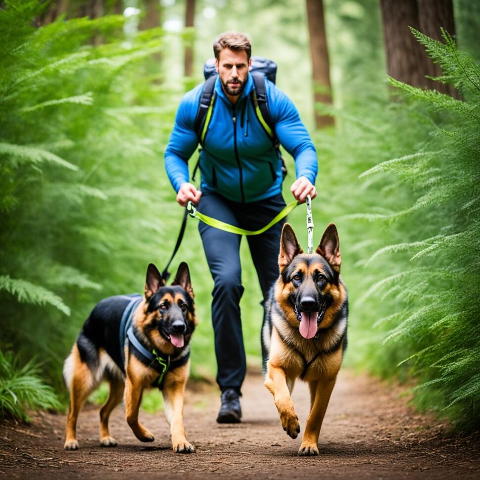 German Shepherd leash training methods