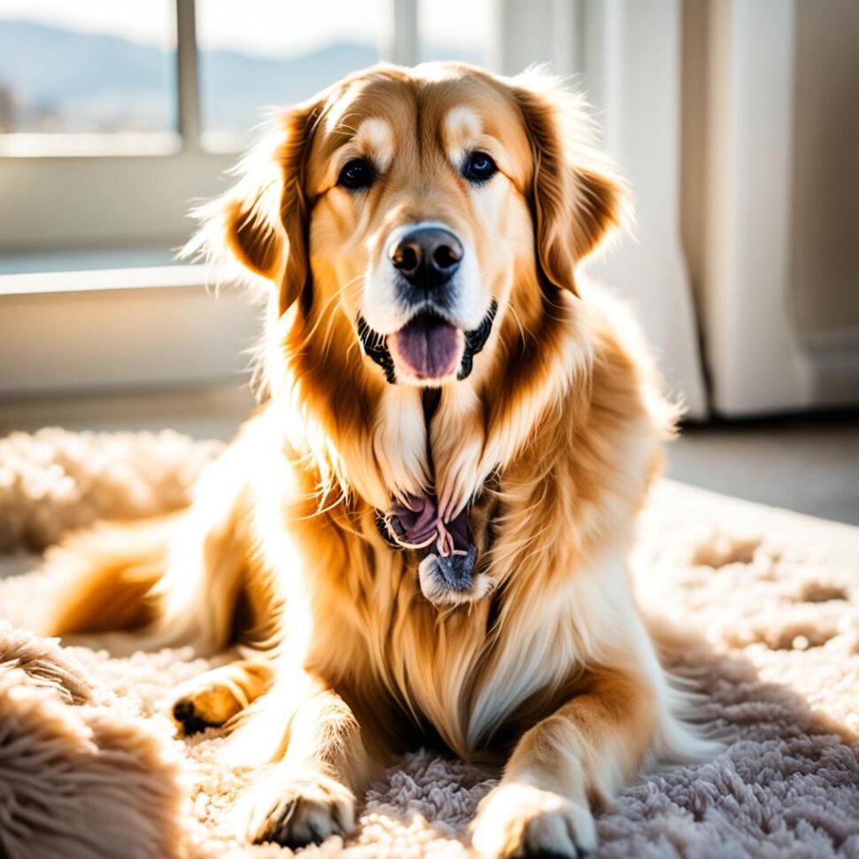 Golden Retriever shedding