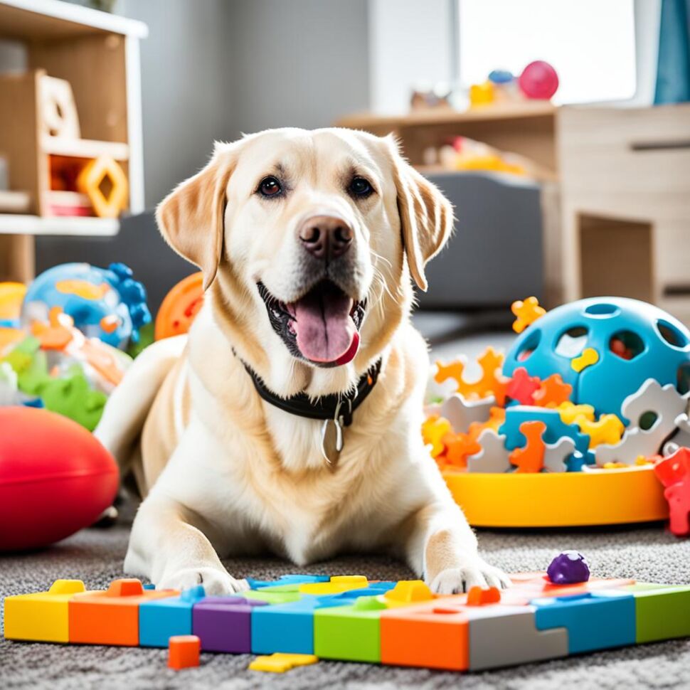 Labrador Retriever puzzle toy