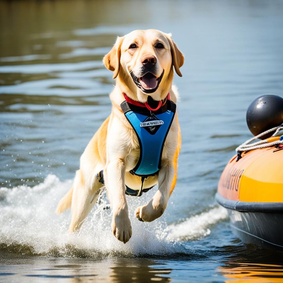 Labrador Retriever water sports training