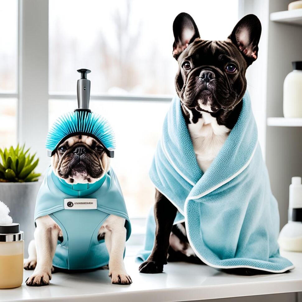 Positive reinforcement grooming for French Bulldogs