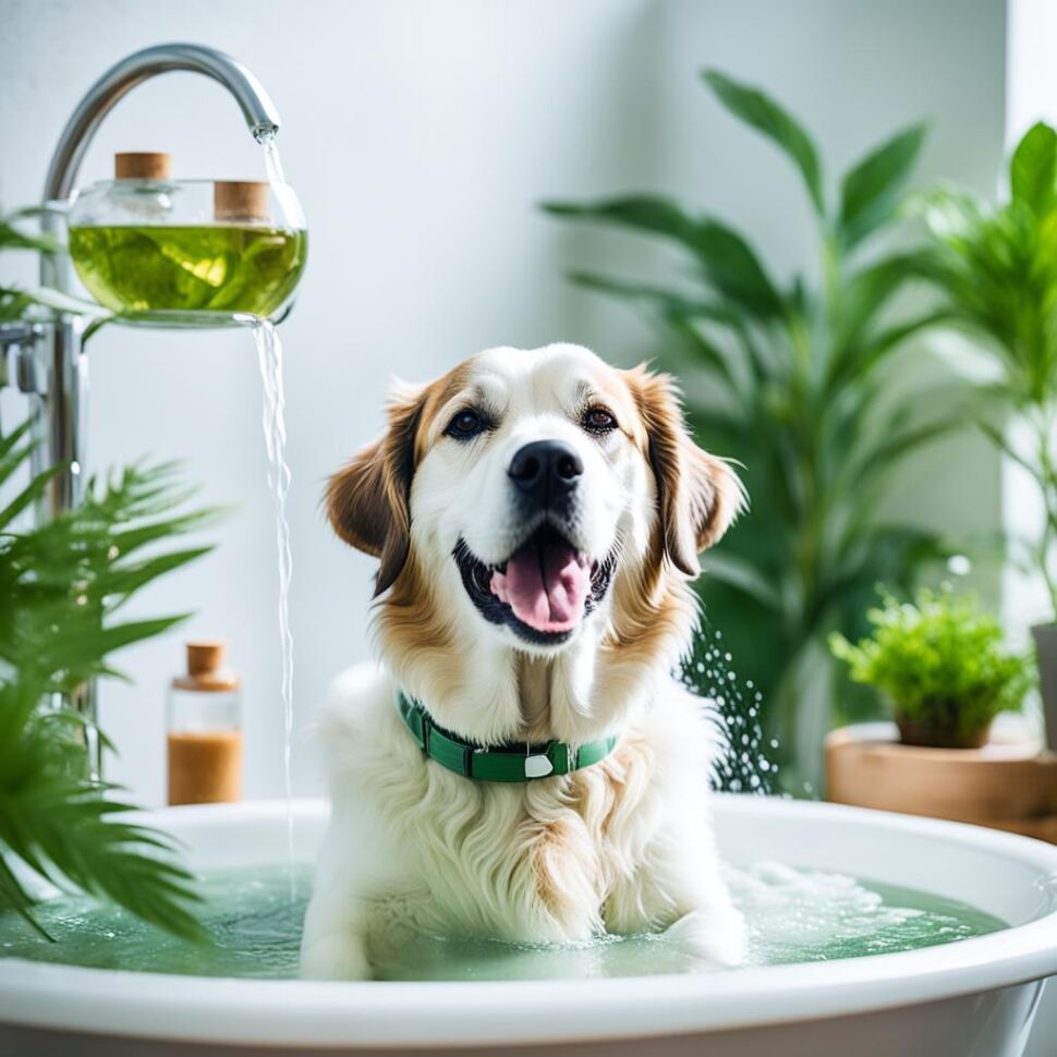 calming anxious dogs for bath time