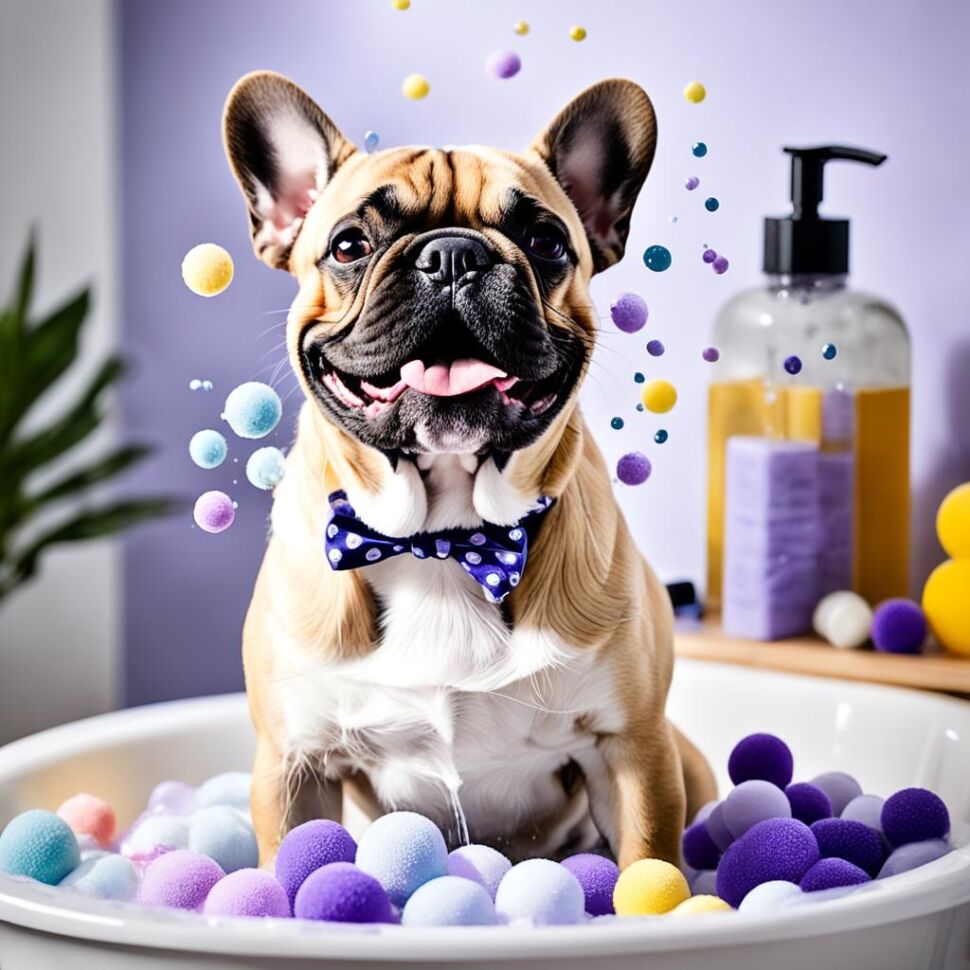 grooming a French Bulldog