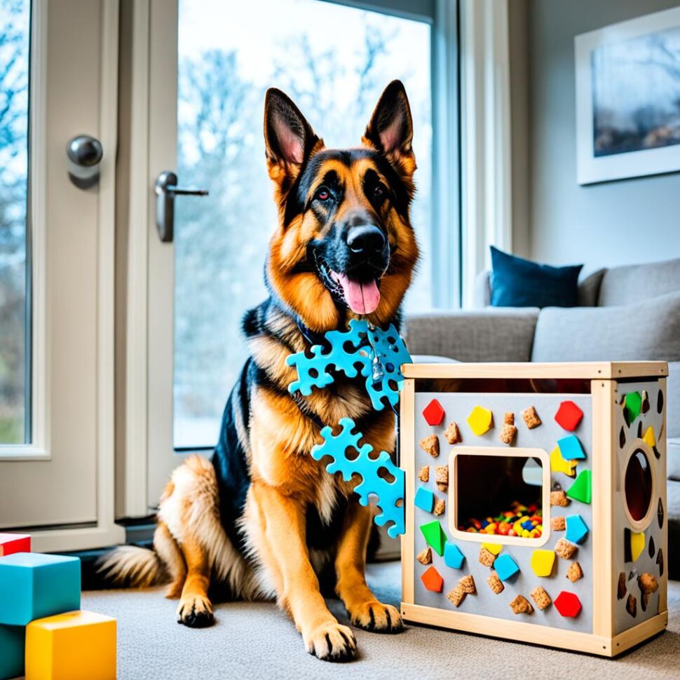 indoor enrichment for German Shepherds