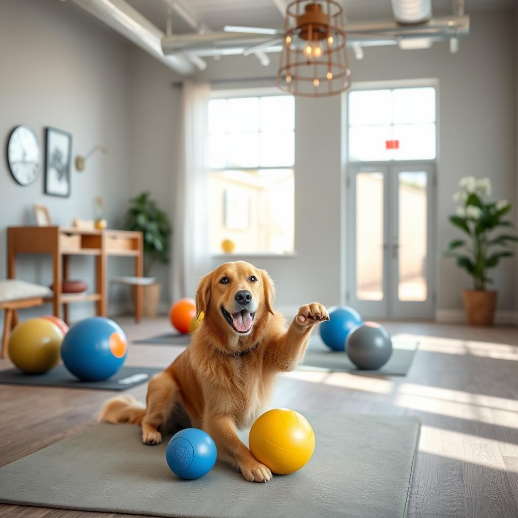 Canine joint health exercises