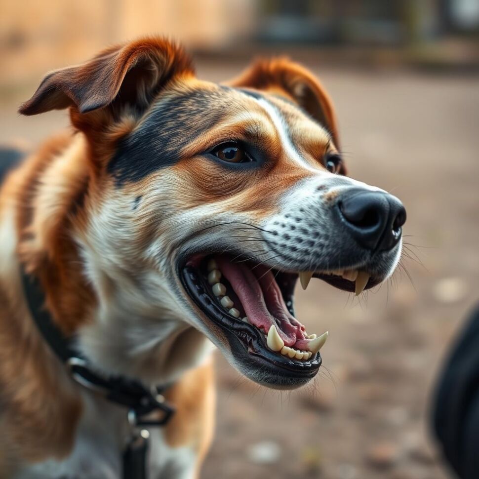 signs of dog aggression towards humans