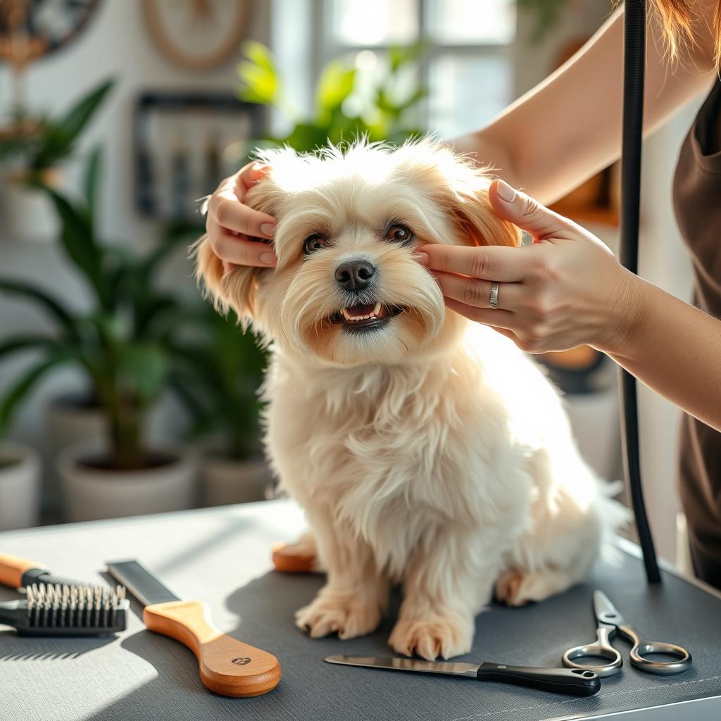 How to groom a dog’s face