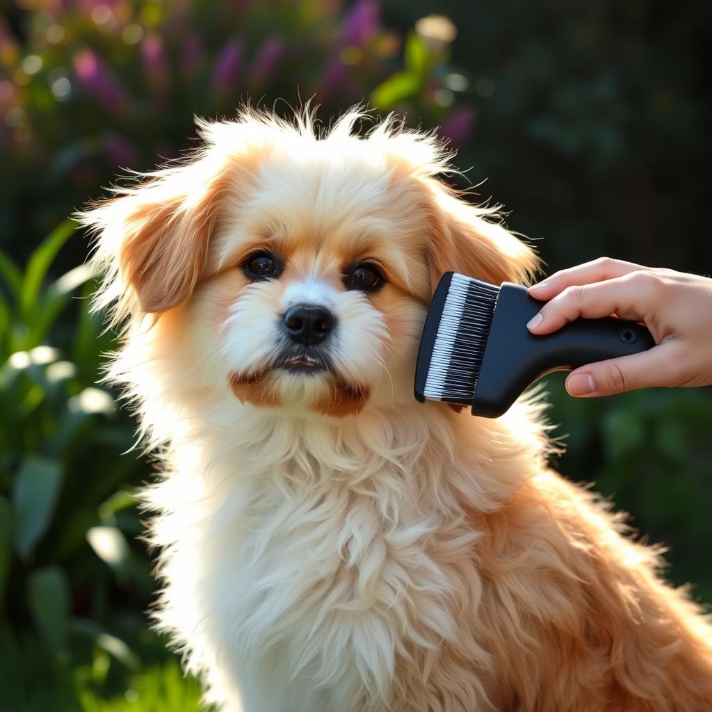 dog brushing